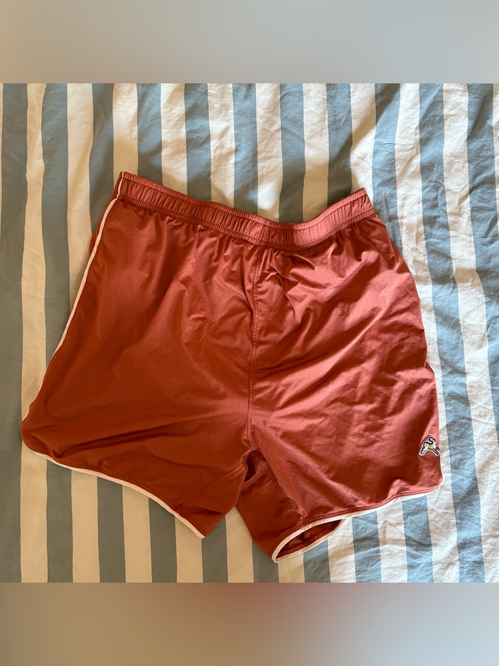 Tracksmith Rust Orange Men’s Running Shorts Medium